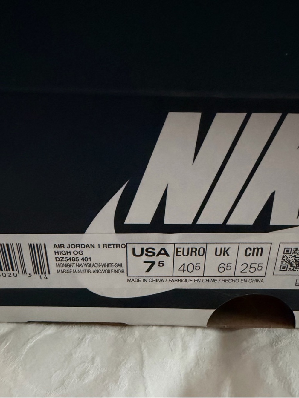 Air Jordan 1 Retro High OG Men’s Size 7.5 - Picture 6 of 6